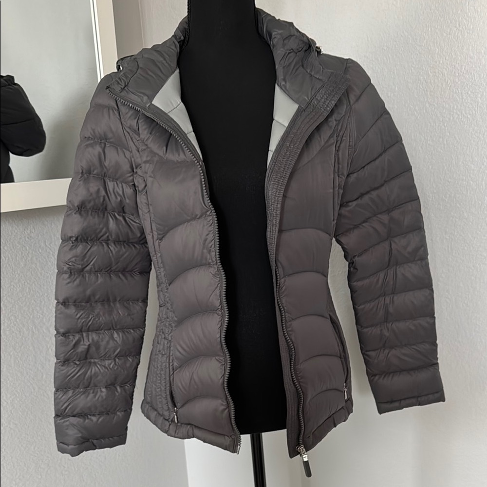 Stylish Gray Puffer Jacket